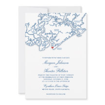 Edisto Beach All-in-One QR RSVP Bröllop