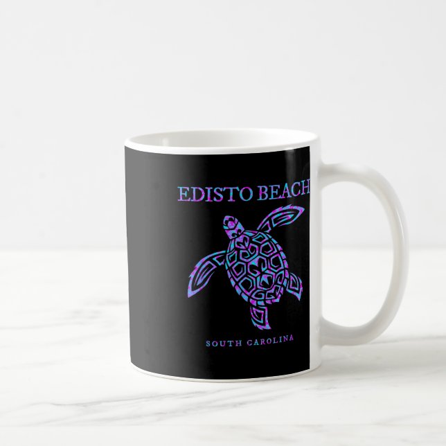 Edisto Beach South Carolina Sea Turtle Beach Vacat Kaffemugg (Höger)