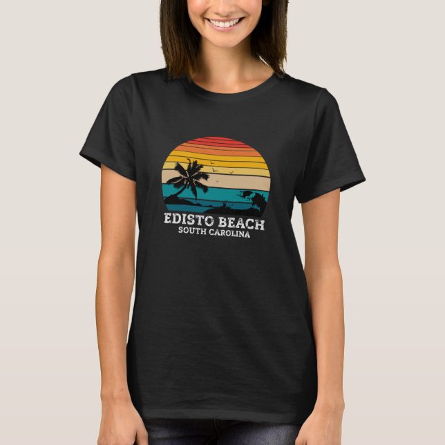 EDISTO BEACH SOUTH CAROLINA T SHIRT (Framsida)