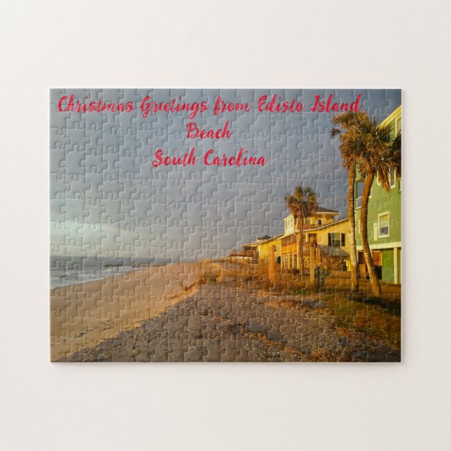 Edisto Island Beach South Carolina. Pussel (Horisontell)
