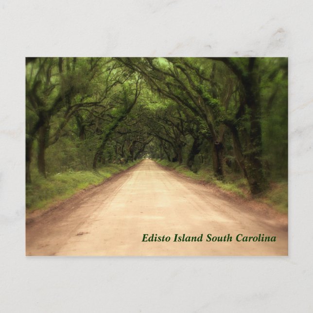 Edisto Island South Carolina - Anpassad Vykort (Framsida)