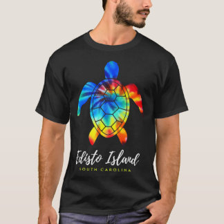 Edisto Island South olina Sea Turtle Tie Dye T Shirt