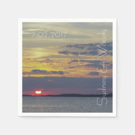 Edisto Island Sunset Pappersservett