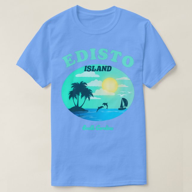 Edisto ö South Carolina T Shirt (Design framsida)