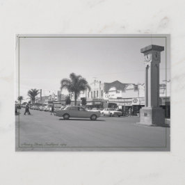 Editable 1970-talet Australien Vintage resor Vykort