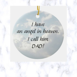 Editable Angel i himlen Julgransprydnad Keramik