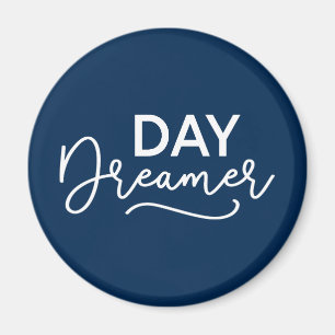 Editable Background Färg Modern Day Dreamer Magnet