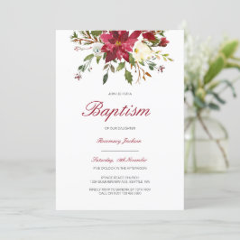 Editable Baptism Invitation, Custom Baptism Invita Inbjudningar