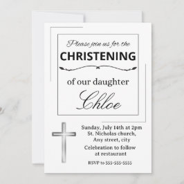 Editable baptism invitation inbjudningar