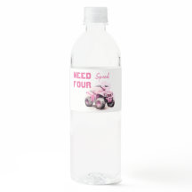 Editable Birthday Rosa ATV Bike