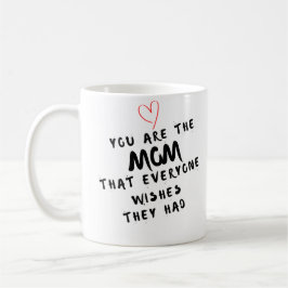 Editable Black and White Mother's Day Coffee Mug Kaffemugg