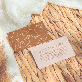 Editable Boho Färg Brunch & Bubly Möhippa Tilläggskort