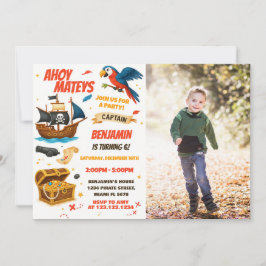 Editable Boys Girls Treasure Hunt Theme Inbjudningar