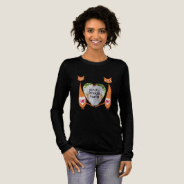 Editable Cat Kärlek Heart Anpassad design T Shirt