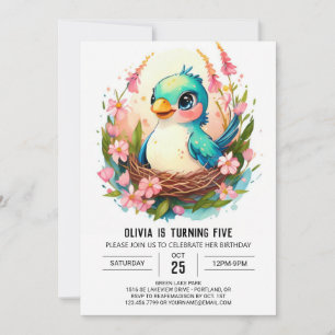 Editable Children Birthday Inbjudningar