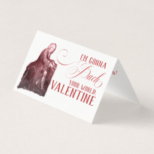 EDITABLE ClassiLE Music w/ Bach Valentine Card Kort