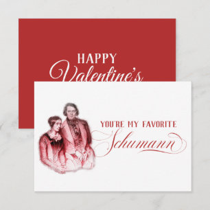 EDITABLE ClassiLE Music w/ Schumann Valentine Inbjudningar