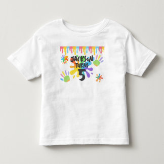 Editable Crayon Stil - Artsy Paint & Palette Part T Shirt
