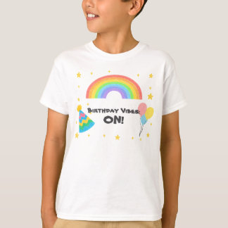 Editable Crayon Stil - Rainbow Firande T Shirt