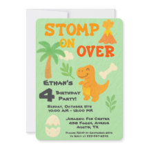 Editable Crayon Style – Dinosaur Roarsome Birthday