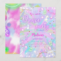 Editable Dance Birthday