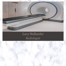 Editable Diagnostic Imaging Tech Radiolog Visitkort