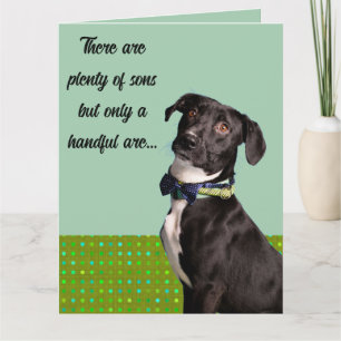 Editable Doggått Fantastisk Birthday Kort