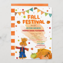 Editable Fall Party