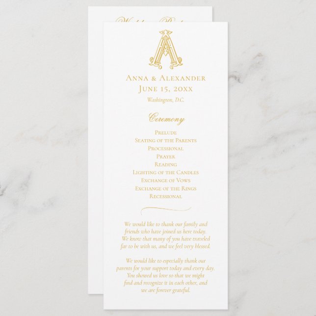 EDITABLE FÄRG AA Monogram AA-Vapensköld Program (Fram/baksida)