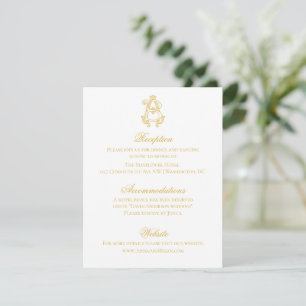 EDITABLE FÄRG AB Monogram BA Monogram - inbjudan