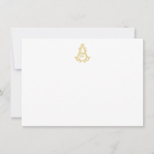 EDITABLE FÄRG AS Monogram SA Monogram Notecard Anteckningskort