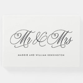 EDITABLE FÄRG Bröllop Guest Bok