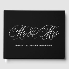 EDITABLE FÄRG Bröllop Guest Bok