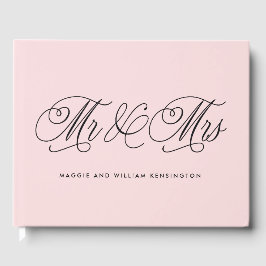 EDITABLE FÄRG Bröllop Guest Bok