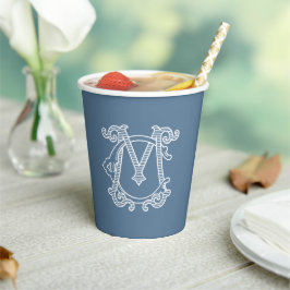 EDITABLE FÄRG CM Monogram MC Monogram Kopp