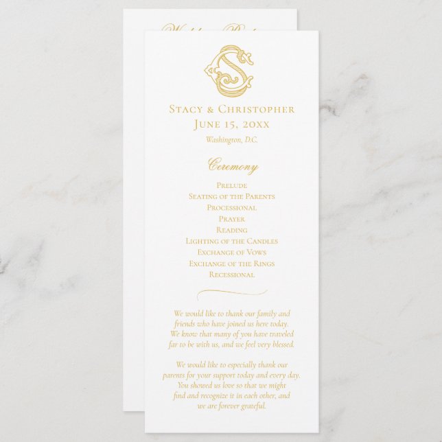 EDITABLE FÄRG CS Monogram SC Monogram Program (Fram/baksida)