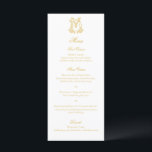 EDITABLE FÄRG DM Monogram MD Monogram Menu Meny<br><div class="desc">Menykort med DM monogram eller MD monogram vintage antique monogram i guld. Färg kan redigeras med redigeringsdesignen verktyg. Kontakta säljaren om du vill ha andra färg-anpassningsbar,  digitala filer eller layouter för anpassningsbar.</div>