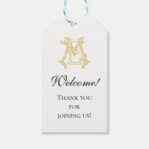 EDITABLE FÄRG EM Monogram ME-Logotyp för favoritta Presentetikett