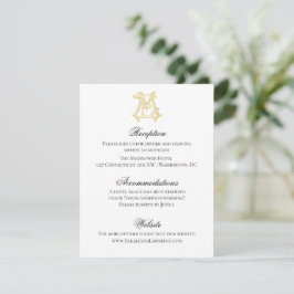 EDITABLE FÄRG ME Monogram EM Monogram EM-inbjudan Inbjudningar