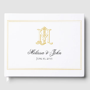 EDITABLE FÄRG MJ Monogram JM Monogram Bok
