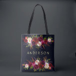 EDITABLE FÄRG Navy Burgundy Rustic Boho Blommigt Tygkasse<br><div class="desc">FÖRÄNDRAT BAKGRUND FÄRG. Bohemian stil Allover Print Tote Bag med vattenfärgillustration av burgundi, marsala, röda och rosa peonies och ro med fjädrar som pekar på marblå bakgrund. Det här är perfekt för höst/vinter, blommigt och stil vid inbrott. Matchande objekt är också tillgängliga. * Klicka på knappen "Anpassa" om du vill...</div>