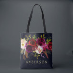 EDITABLE FÄRG Navy Marsala Rustic Boho Blommigt Tygkasse<br><div class="desc">FÖRÄNDRAT BAKGRUND FÄRG. Bohemian stil Allover Print Tote Bag med vattenfärgillustration av burgundi, marsala, röda och rosa peonies och ro med fjädrar som pekar på marblå bakgrund. Det här är perfekt för höst/vinter, blommigt och stil vid inbrott. Matchande objekt är också tillgängliga. * Klicka på knappen "Anpassa" om du vill...</div>