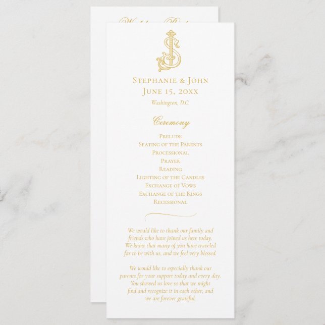 EDITABLE FÄRG SJ Monogram JS Monogram Program (Fram/baksida)