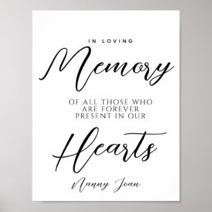 Editable Funeral Sign - Firande of Life Poster