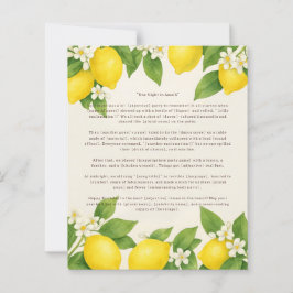 Editable Funny Limoncello Birthday Mad Libs spel