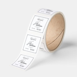 Editable Groomsman Whiskey Label | Wedding Sticker Fyrkantigt Klistermärke