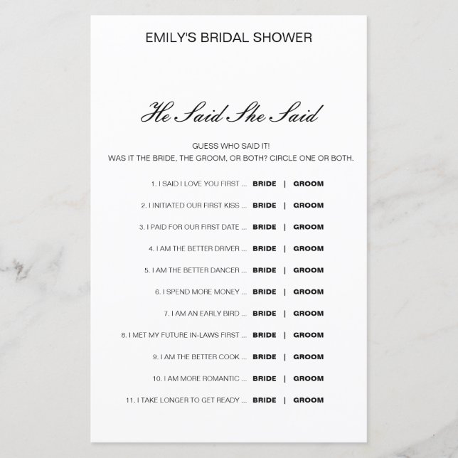 Editable Han sa att hon sa Möhippa Game (Framsida)