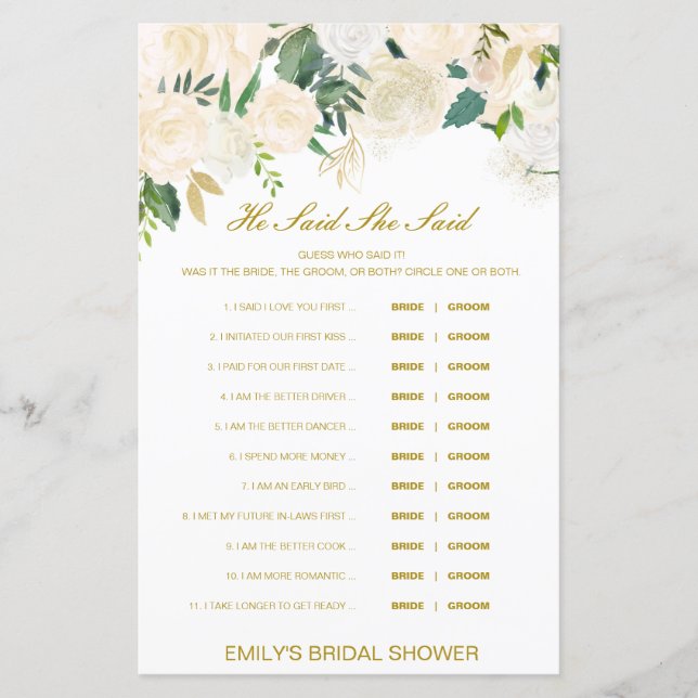 Editable Han sa att hon sa Möhippa Game (Framsida)