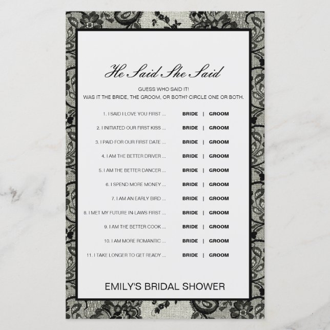 Editable Han sa att hon sa Möhippa Game (Framsida)