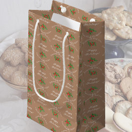 Editable Helgdag Baking Gift Brown Glad helg